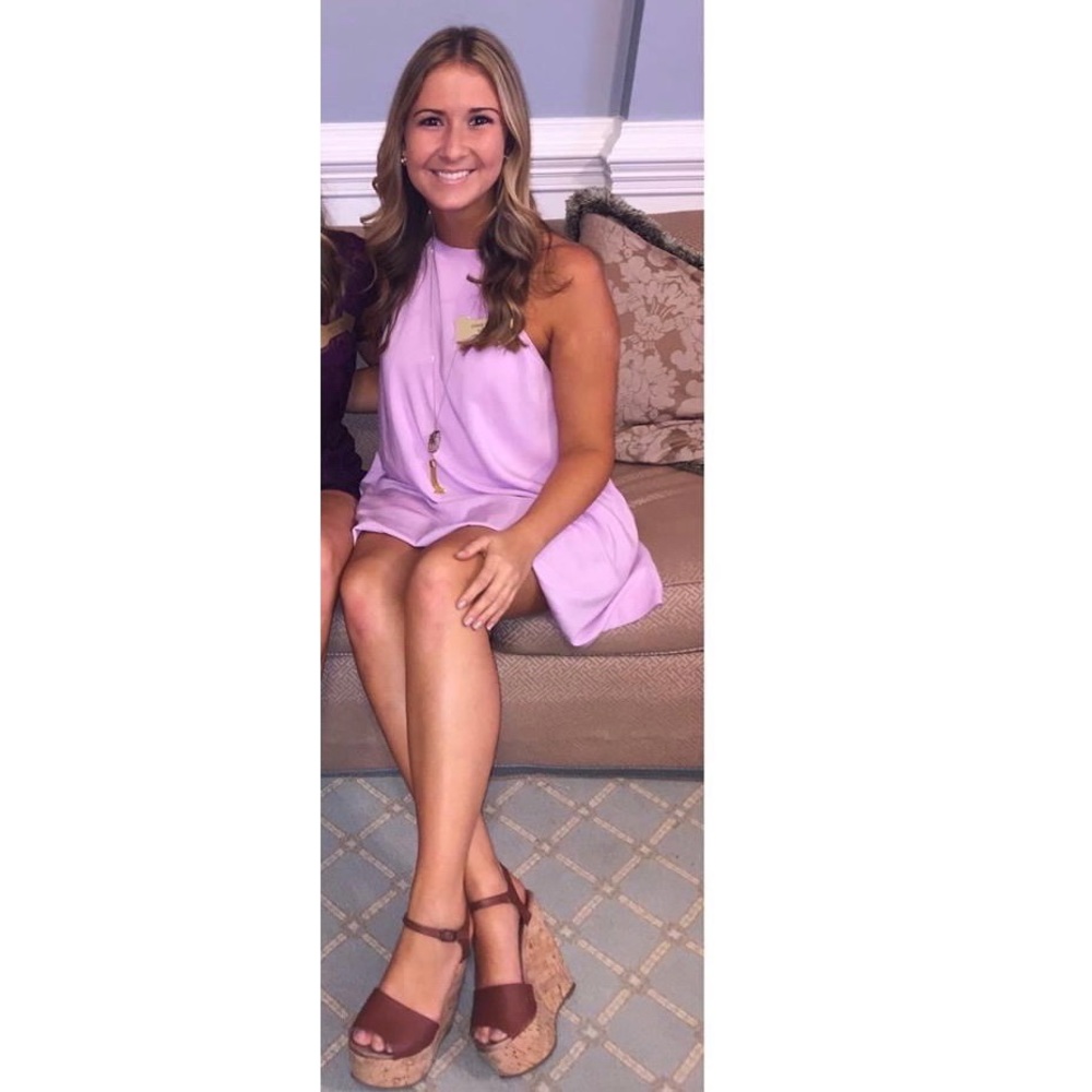 Periwinkle mini dress, in great condition